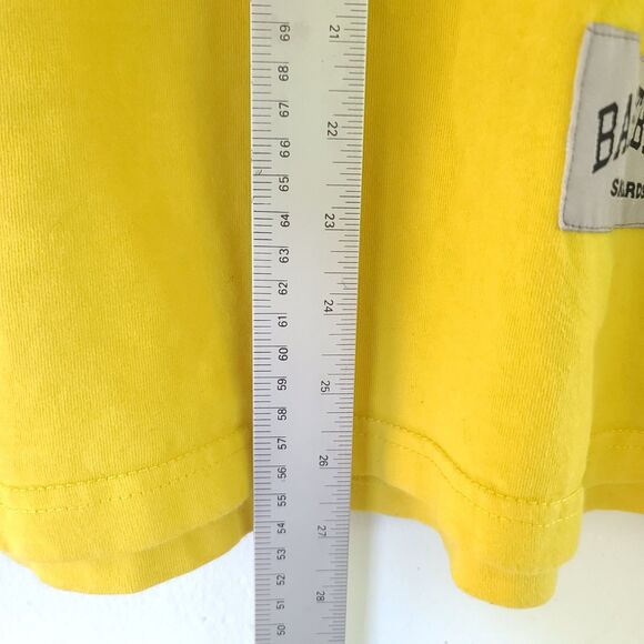 Basketball SkateBoards Mens Sweatshirt Tee Shirt Sz LG Yellow Long Sleeve EUC - Picture 5 of 11